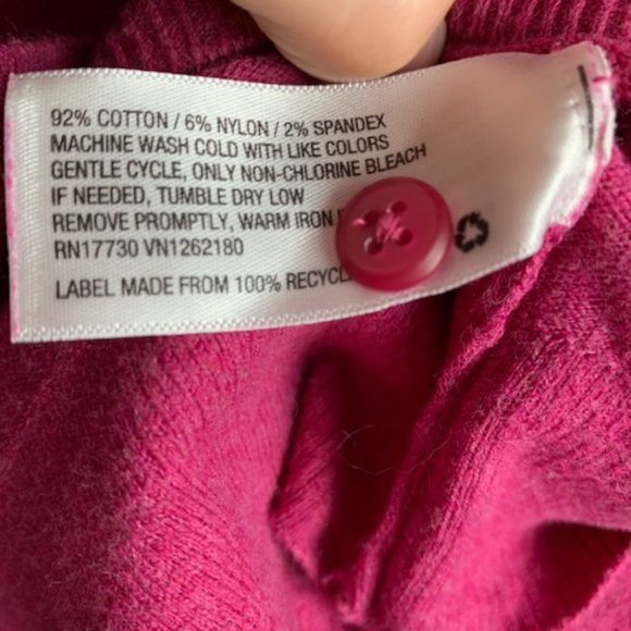 A New Day Pink Cardigan I Size Medium - Picture 5 of 5
